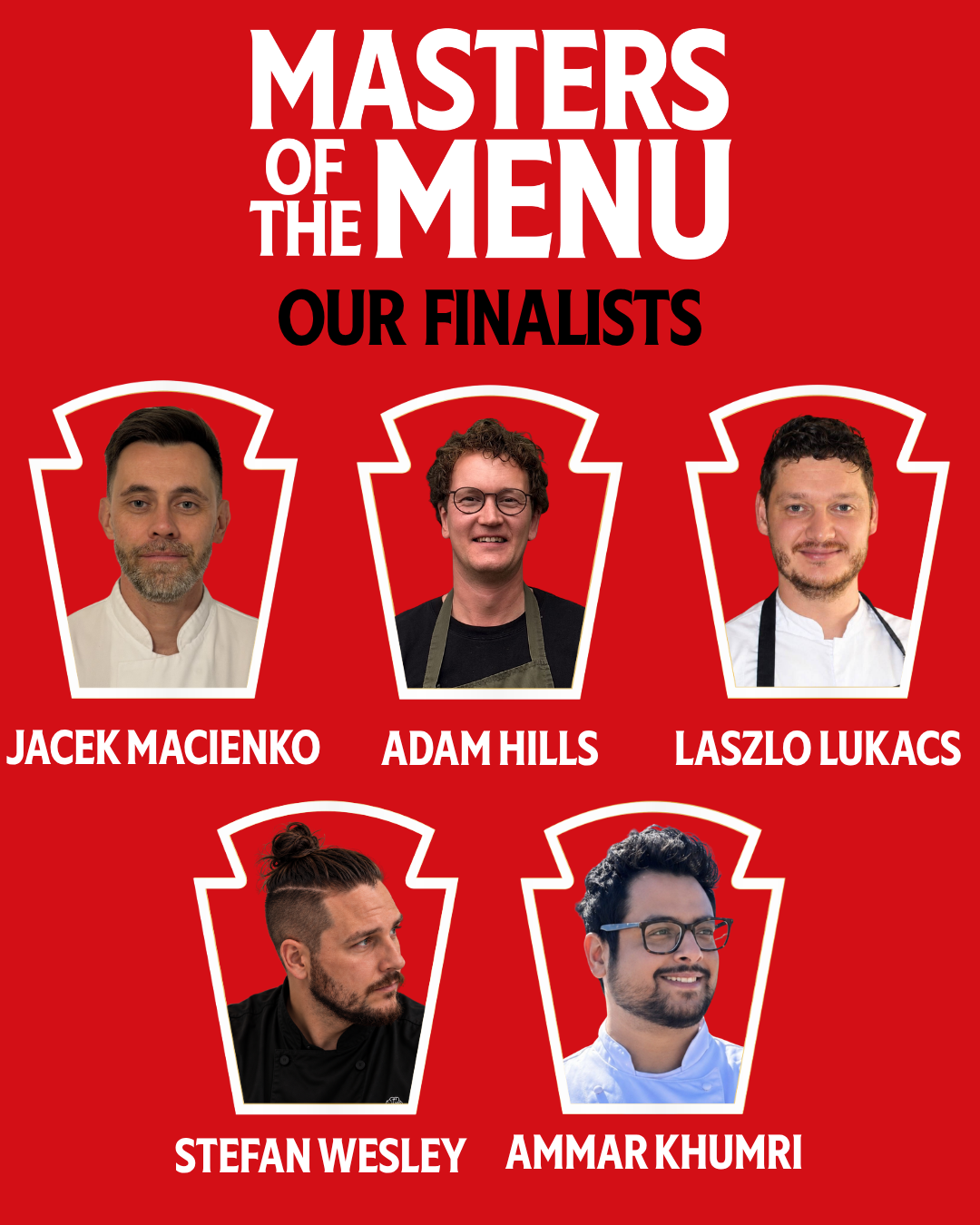 KRAFT HEINZ REVEALS FIVE FINALISTS FOR MASTERS OF THE MENU 2026